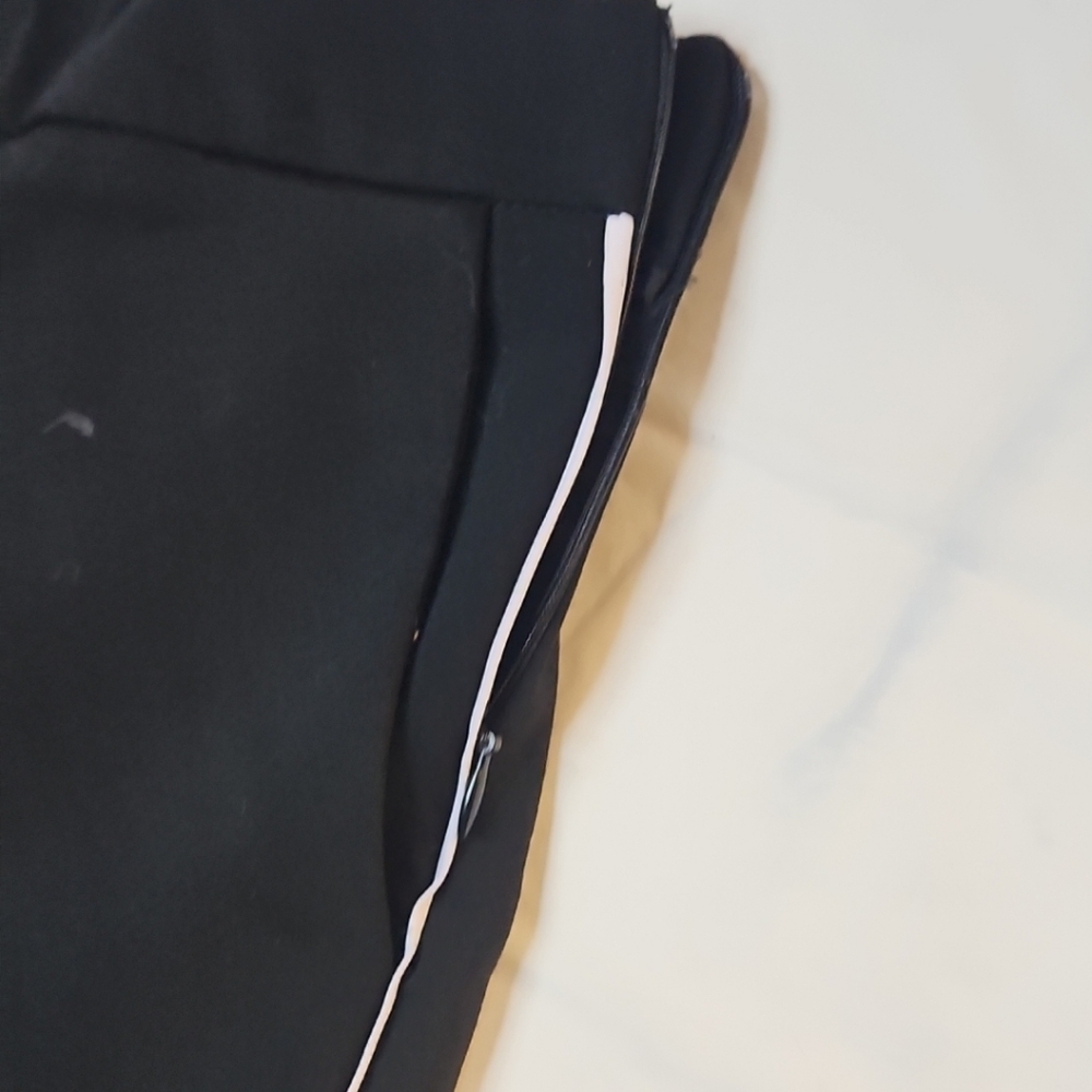 Zara Basic Collection Black Straight Leg Cropped … - image 3